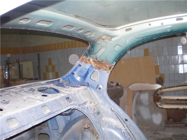 Замена крыши автомобиля, кузовной ремонт в Томске